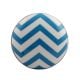 Turquoise Wave Flat Ceramic Wine Stopper